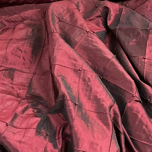 Pearl quilted taffeta - pearl, fabric