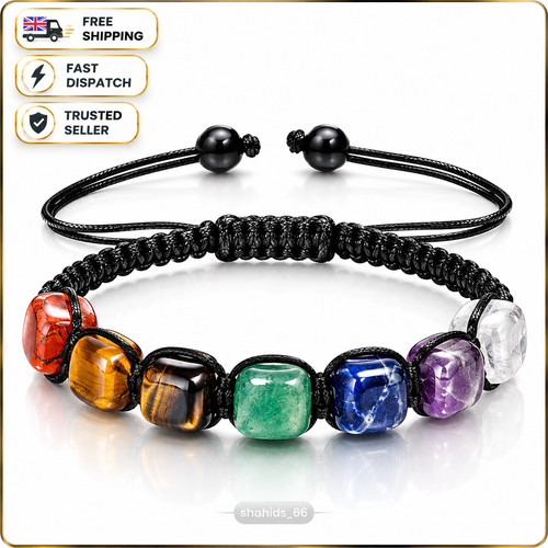 Reiki chakra crystal bracelet - crystal,