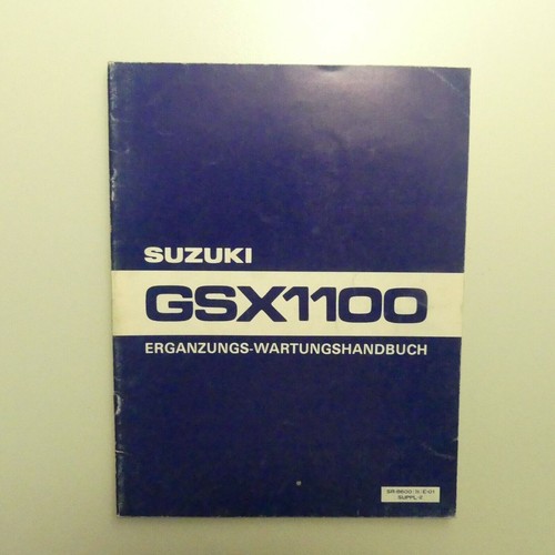 Suzuki gsx 1100 supplement - gsx,