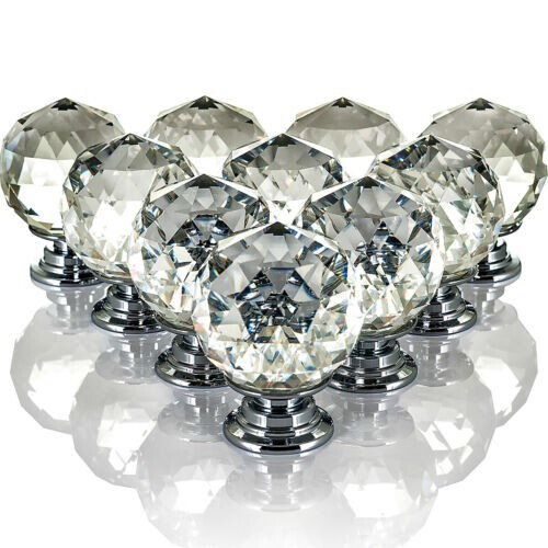 Crystal glass door - 10, knobs