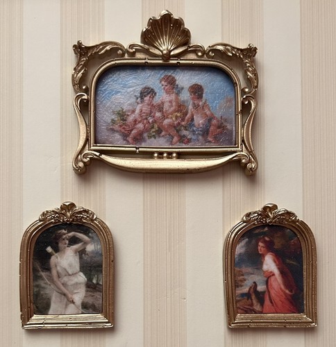 Dolls house classical oil - dolls,
