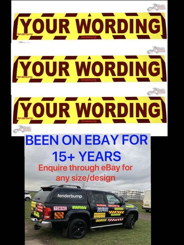 Personalised magnetic signs - 3x,