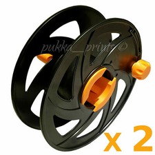 2 x Cable Reel empty spool cables wires rope xmas Christmas tree lights storage 