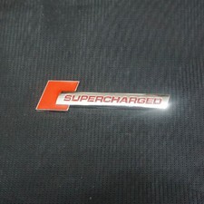 1PC Chrome Red  Letter Small