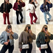 Ladies Women's Balloon Sleeve