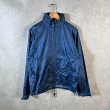 Vintage L.L. Bean Shell Windbreaker Jacket Mens Medium Blue