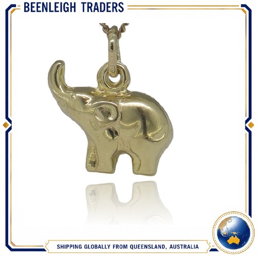 9ct yellow gold elephant - 9ct,