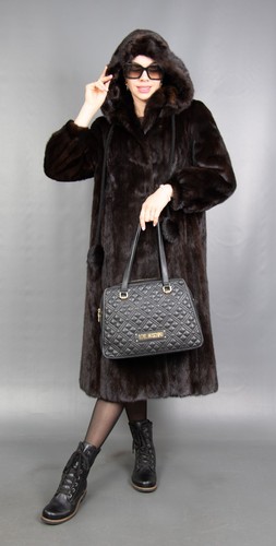 9496 gorgeous real mink coat - 9496,