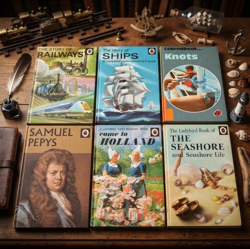 Vintage ladybird books - books, x6