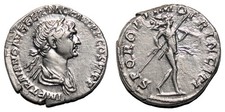 *AET* TRAJAN AR Denarius