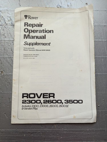1980 rover sd1 2300 - rover, &