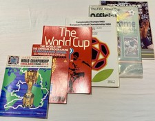 🏆 Vintage Football Programmes 1966–1986 – World Cup & Euros (6 Programmes)