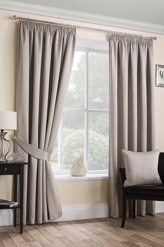Sateen woven natural - sateen, curtains