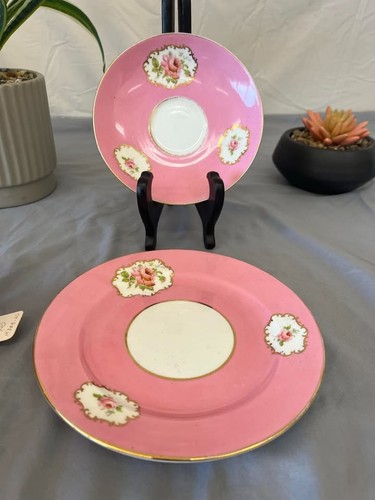 Vintage pink english - pink, tea