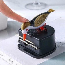 Push-type Toothpick Bird Shape Holder Press Type Toothpick Holder-Case for Home