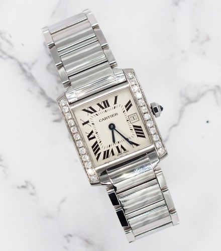 Cartier tank francaise mid - francaise,