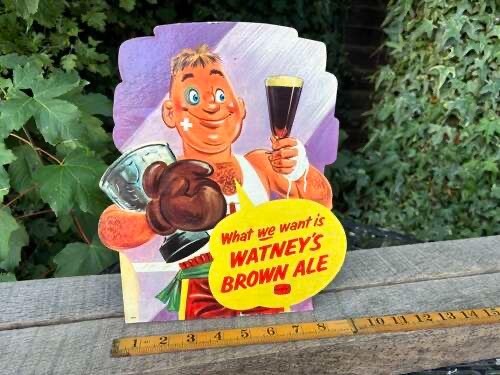 Watney brown ale - brown, pub
