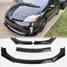 For Toyota For Prius Gloss Black Front Bumper Chin Lip Body Spoiler Splitter Kit