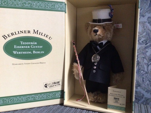 Steiff teddy bear - steiff, eiserner