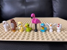 Lego Birds, Owl, Chicken, Seagull, Flamingo, Blue Bird, Parrot, Brown Owl (158)