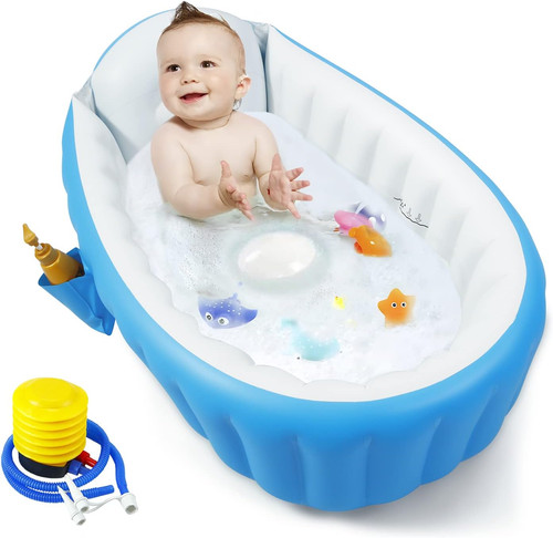 Inflatable baby bath tub - baby,