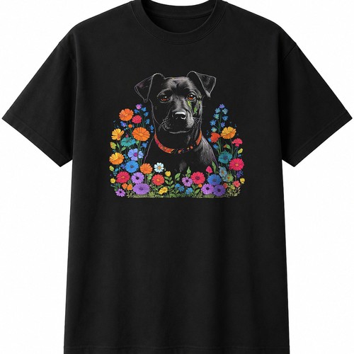 Colourful patterdale terrier - patterdale,