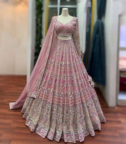 Party wear bridal lehnga - bridal, choli