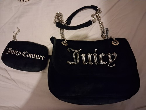 Juicy couture black velour - couture,