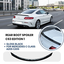 REAR BOOT SPOILER GLOSS BLACK