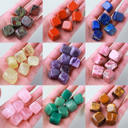 Natural crystal mixed cube - ,