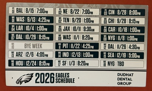 2026 philadelphia eagles - 2026,