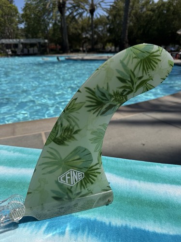 Solid fiberglass fin - fin-,