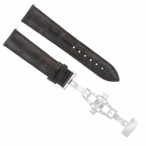 22mm leather watch strap - 22mm,