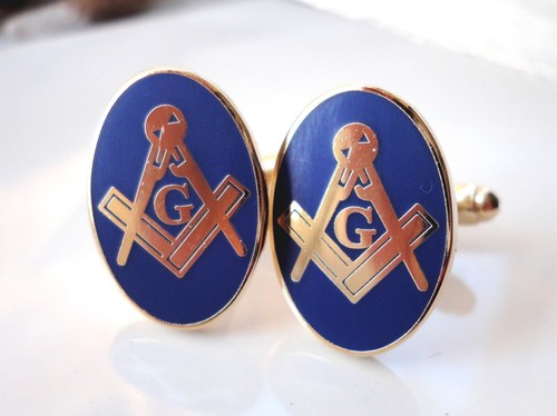 Pre owned freemason cufflinks - pre-owned,