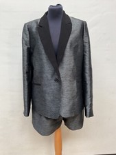 Hobbs London Platinum Jacket & Shorts Set UK 16 Ladies Clothing
