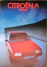Citroen BX Diesel Brochure 1984