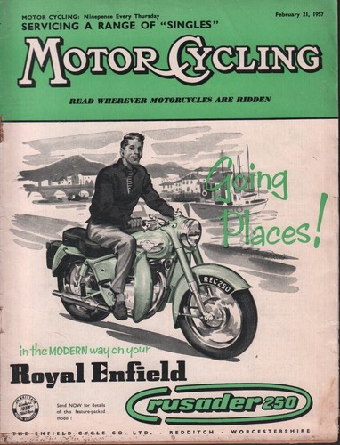 Motor cycling february 1957 - motor, 21
