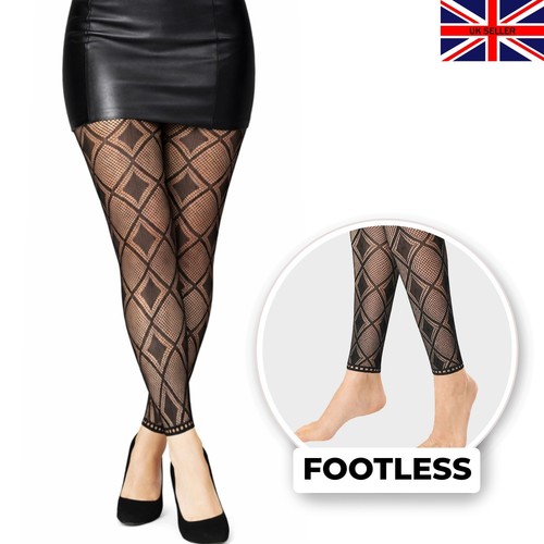 Black double diamond - double, fishnet