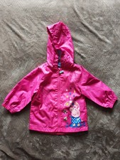 Pink Peppa Pig Girls Raincoat