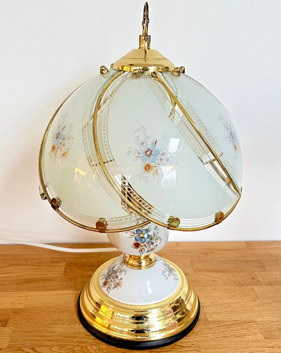 Vintage floral glass - floral, &