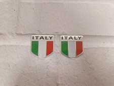 2x Italian Flag National 3D