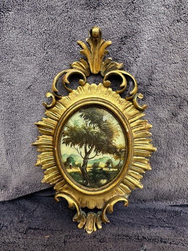 Antique signed framed - (vgc+),