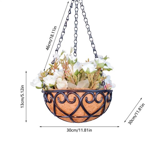 Hanging baskets 12 - 8", 12"