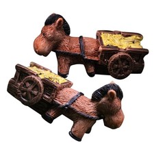  2 Pcs Animal Figurine