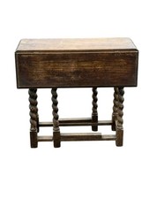 Antique Solid Oak Gate Leg Table