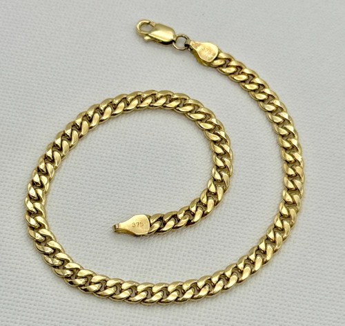 Solid 9ct yellow - solid, 4.5mm