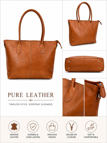 Vintage large capacity tote - large,