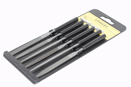 Stanley 6pc needle file set - 6pc,