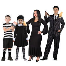 GOTHIC FAMILY COSTUME OUTFIT HALLOWEEN KID ADULT GROUP FANCY DRESS DRESS SUIT