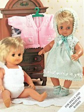✨B8d Knitting Pattern Dolls Clothes in DK Size 12"-22" Doll Knit as a Xmas Gift